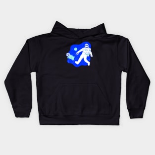 Astronaut And Space Dog Kids Hoodie